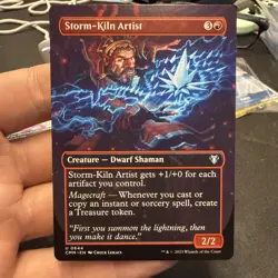 ~ Storm-Kiln Artist (Borderless) ~ NM ~ Commander Masters ~ MTG ~ - Image 1