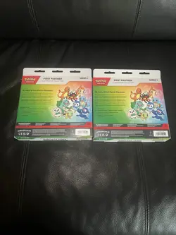 Lot Of 2 Pokemon First Partner Illustration Collection Series 1 w/ Promo Cards - Image 3