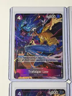 Trafalger Law P-093 Illustration Box Vol. 6 Promo 4 Card Play Set Lot One Piece - Image 2