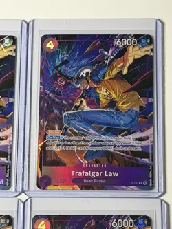 Trafalger Law P-093 Illustration Box Vol. 6 Promo 4 Card Play Set Lot One Piece - Image 3