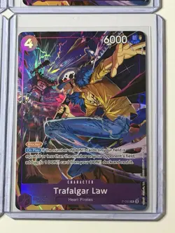 Trafalger Law P-093 Illustration Box Vol. 6 Promo 4 Card Play Set Lot One Piece - Image 5