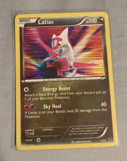 Pokemon TCG Latias 9/20 Dragon Vault Holo Rare 100HP EN 2012 LP Card - Image 1