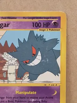 Gengar Non-holo RARE Skyridge Pokemon Card - Very Good MP Condition #10/144 2003 - Image 4