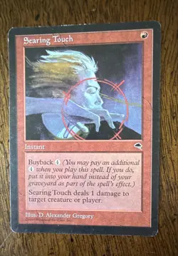 Searing Touch Tempest Regular Uncommon Magic The Gathering MTG M/HP - Image 1