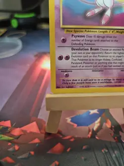 1999 Vintage Pokemon Mew Black Star Promo 8 English Non-Holo Card NM - Image 5