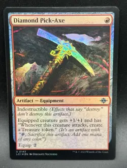 MTG Diamond Pick-Axe U The Lost Caverns of Ixalan #143 FOIL - Image 1