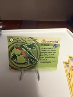 Pokemon Grovyle #37 Topps Advanced Challenge - LP/NM- - Image 2