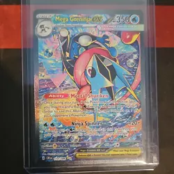 Pokemon Mega Greninja EX Full Art Holo Card 116/086 - Image 1