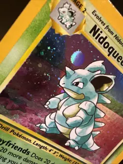 Nidoqueen Base Set 2 Holo Unlimited Rare 12/130 Pokemon - Image 5