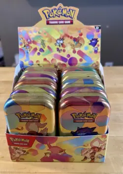 Pokemon TCG Scarlet & Violet 151 Assorted Mini Tins With Display Box *NO PACKS* - Image 1