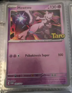 Pokemon INDONESIA Mewtwo Taro Promo Stamp 283/SV-P US Seller - Image 1