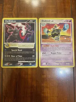 Pokemon Darkrai & Dusknoir DP24 & DP33 Diamond & Pearl Black Star Promo Lot of 2 - Image 1