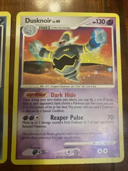 Pokemon Darkrai & Dusknoir DP24 & DP33 Diamond & Pearl Black Star Promo Lot of 2 - Image 3