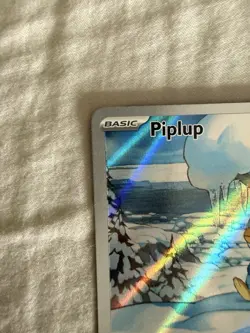 Pokemon TCG Piplup 098/094 Me02: Phantasmal Flames Holo Basic Water 70 HP - Image 2