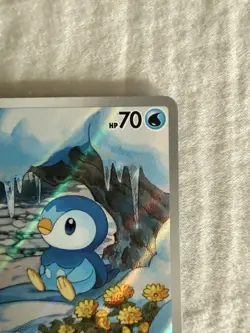 Pokemon TCG Piplup 098/094 Me02: Phantasmal Flames Holo Basic Water 70 HP - Image 3