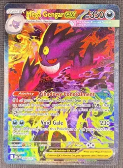 2026 Pokemon Ascended Heroes Mega Gengar ex SIR 284/217 Near Mint - Image 1