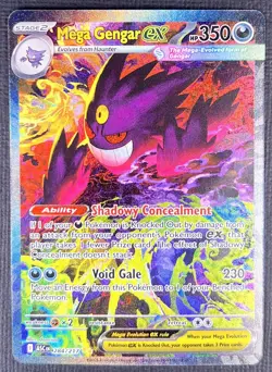 2026 Pokemon Ascended Heroes Mega Gengar ex SIR 284/217 Near Mint - Image 4