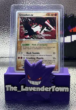 Pokemon Groudon ex 93/101 EX Hidden Legends Holo NM- - Image 1