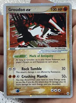 Pokemon Groudon ex 93/101 EX Hidden Legends Holo NM- - Image 2