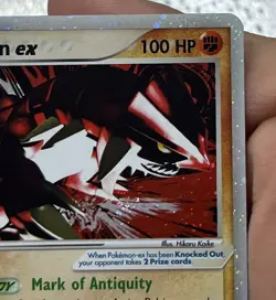 Pokemon Groudon ex 93/101 EX Hidden Legends Holo NM- - Image 4