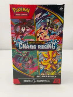 POKEMON TCG: MEGA EVOLUTION CHAOS RISING (ME04) BOOSTER BUNDLE Sealed - Image 1