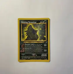Shining Tyranitar Neo Destiny Holo Secret Rare 113/105 80 HP Unlimited 2000 - Image 2