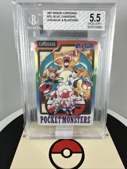 1997 Pocket Monsters Carddass Checklist Japanese - Beckett 5.5 - Image 1
