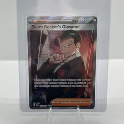 Pokemon TCG Team Roket's Giovanni 225/182 Ultra Rare Destined Rivals - Image 1