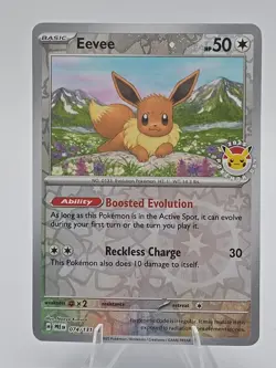 Eevee - (Pokemon Day 2025) (Reverse Cosmos Holo) 074/131 Miscellaneous Cards... - Image 1