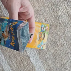 Pokemon TCG Base Set Booster Blister Pack 1999 Empty Opened Blastoise Rare - Image 2