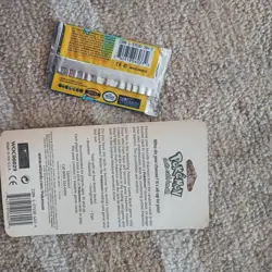 Pokemon TCG Base Set Booster Blister Pack 1999 Empty Opened Blastoise Rare - Image 5