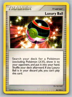 Luxury Ball 86/100 Uncommon Stormfront Pokemon LP/MP - Image 1