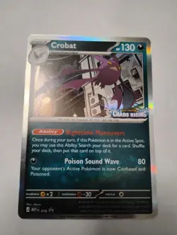 Crobat Pokemon Chaos Rising Prerelease Promo MEP 076 Ready to Ship - Image 3
