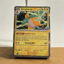 Ampharos Chaos Rising Prerelease Promo - SEALED NM - Image 1