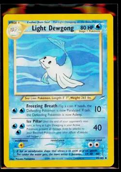 Pokemon TCG - Neo Destiny - Unlimited - Light Dewgong 45/105 NM - Image 1