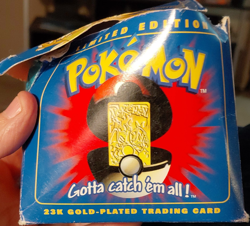 Nintendo Pokemon TCG 23K Gold-Plated Charizard #06 1999 Limited Edition - Image 1