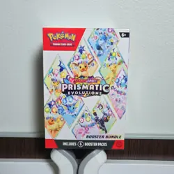 Pokemon TCG Scarlet & Violet Prismatic Evolutions Booster Bundle Box 6 Packs - Image 1