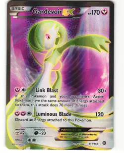Gardevoir EX Full Art Pokemon TCG Steam Siege 111/114 MP - Image 1
