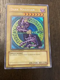 Yu-Gi-Oh! Dark Magician BPT-001 2002 Collectors Tin Secret Rare Holo Konami - Image 1