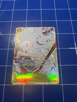 One Piece Zeus OP11-106 A Fist of Divine Speed Rare Alt Art Foil - Image 2