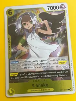 English One Piece S-Snake - EB03-059 - R - Foil Extra Booster - Image 1