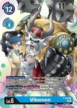 Foil Vikemon P-052 P Digimon Promotion Cards Digimon TCG - Image 1