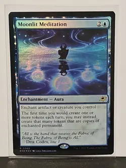 MTG Magic the Gathering EOE Moonlit Meditation #69 FOIL - Image 1
