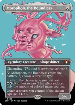MTG Morophon, the Boundless Borderless - Commander Masters #669 - Image 1