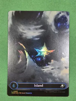MTG Island (0263) (Borderless) FOIL Edge of Eternities Set of 4 - Image 2