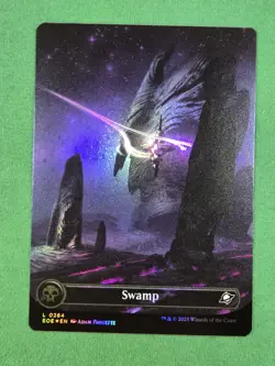 Swamp (0264) (Borderless) FOIL Edge of Eternities Set of 4 - Image 2