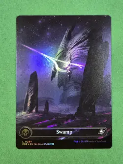 Swamp (0264) (Borderless) FOIL Edge of Eternities Set of 4 - Image 4
