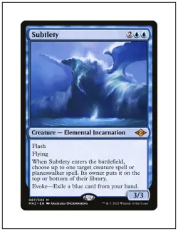 1x Subtlety, Modern Horizons 2, Magic MTG NM - Image 1