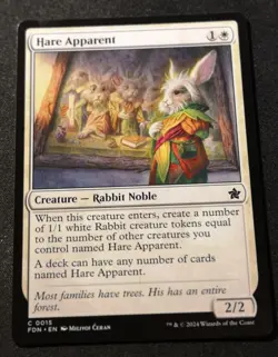 Hare Apparent - FDN - MTG - EN - NM - 0015 - Image 1