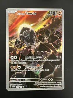 Pokemon Card - Paldean Tauros Paldea Evolved 218/193 Illustration Rare - Image 1